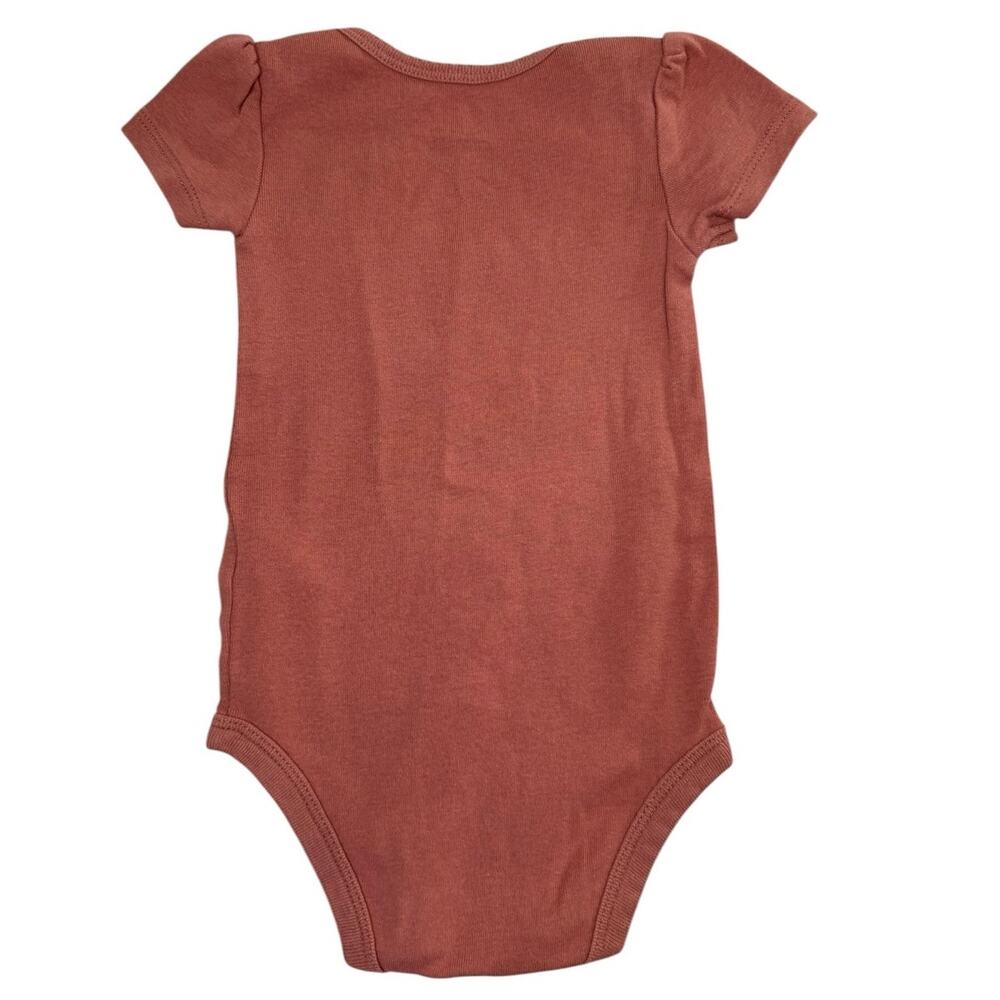 Carter's Bodysuit Bundle Baby Girl Apples Brown 9 Months - Picture 5 of 9